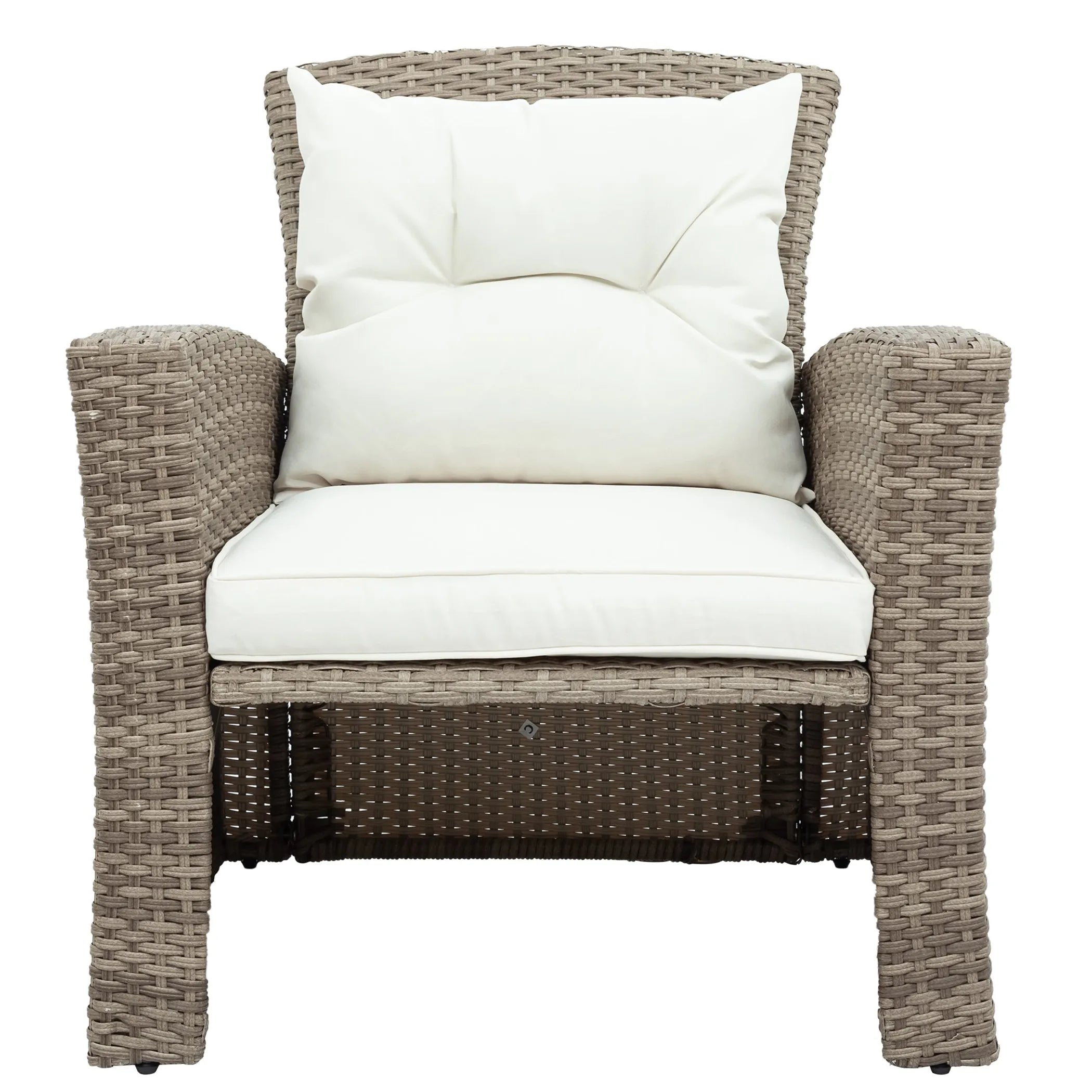 Set Of 4 Piece All Weather Wicker Patio Furniture