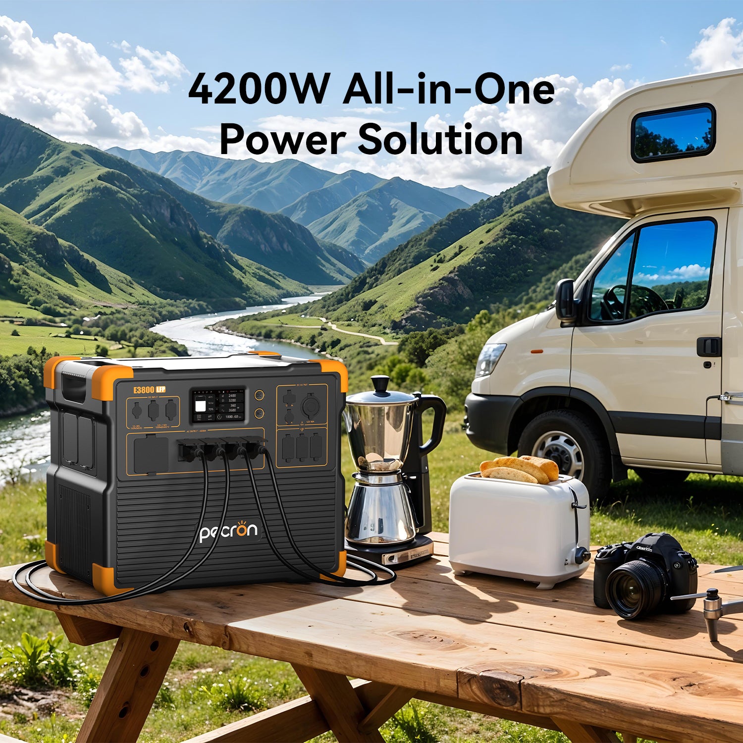 PECRON E3800LFP Power Station