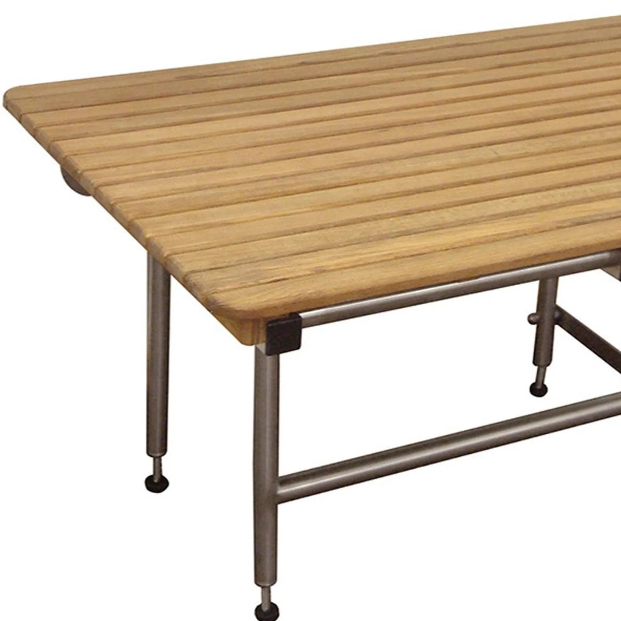 Teak Rectangular Shower Bench