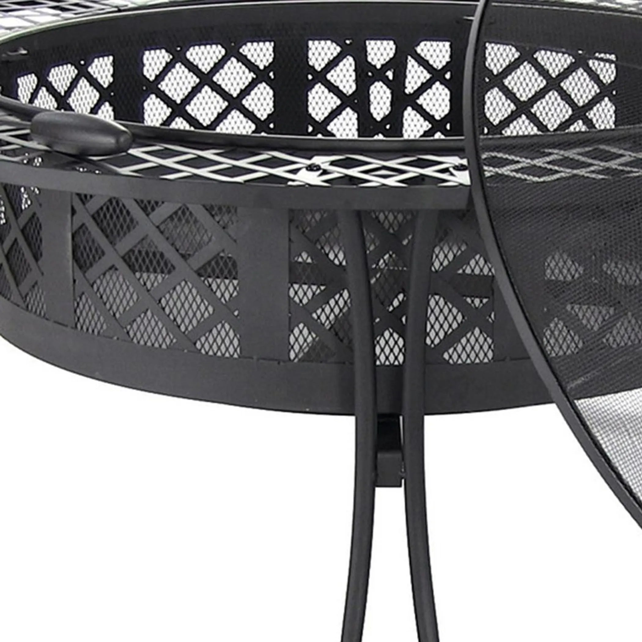 Steel Wood Burning Round Fire Pit