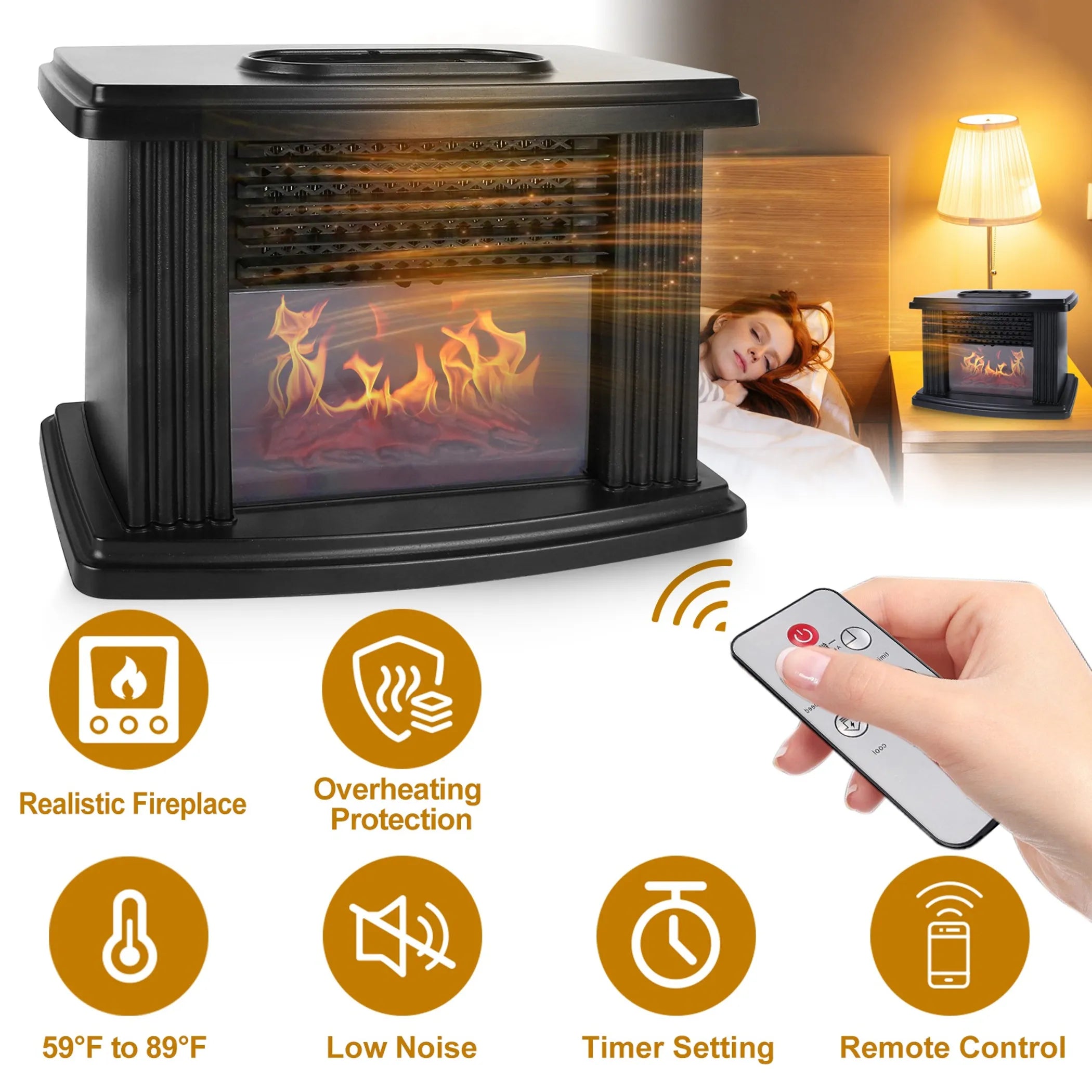 Electric Fireplace Heater