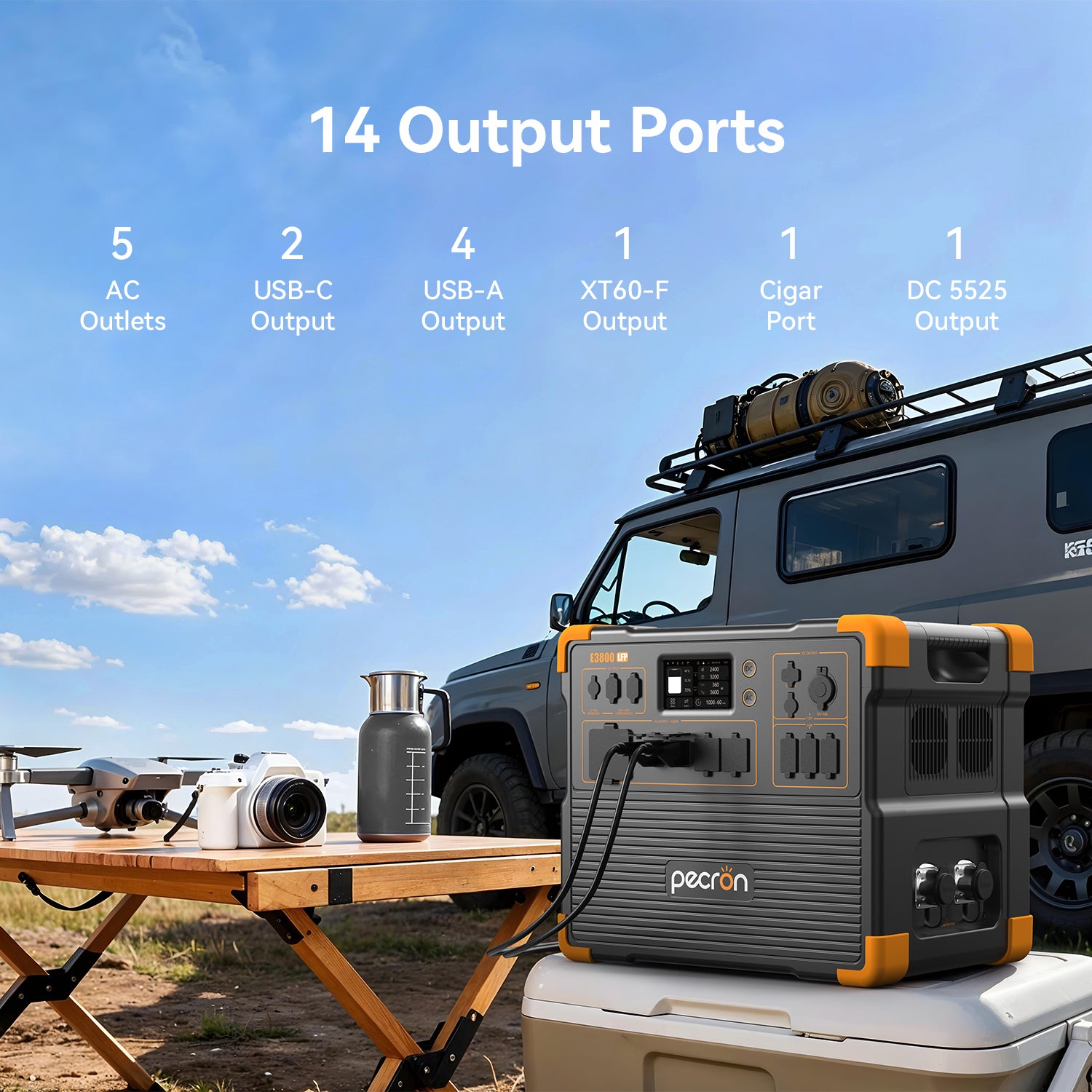 PECRON E3800LFP Power Station