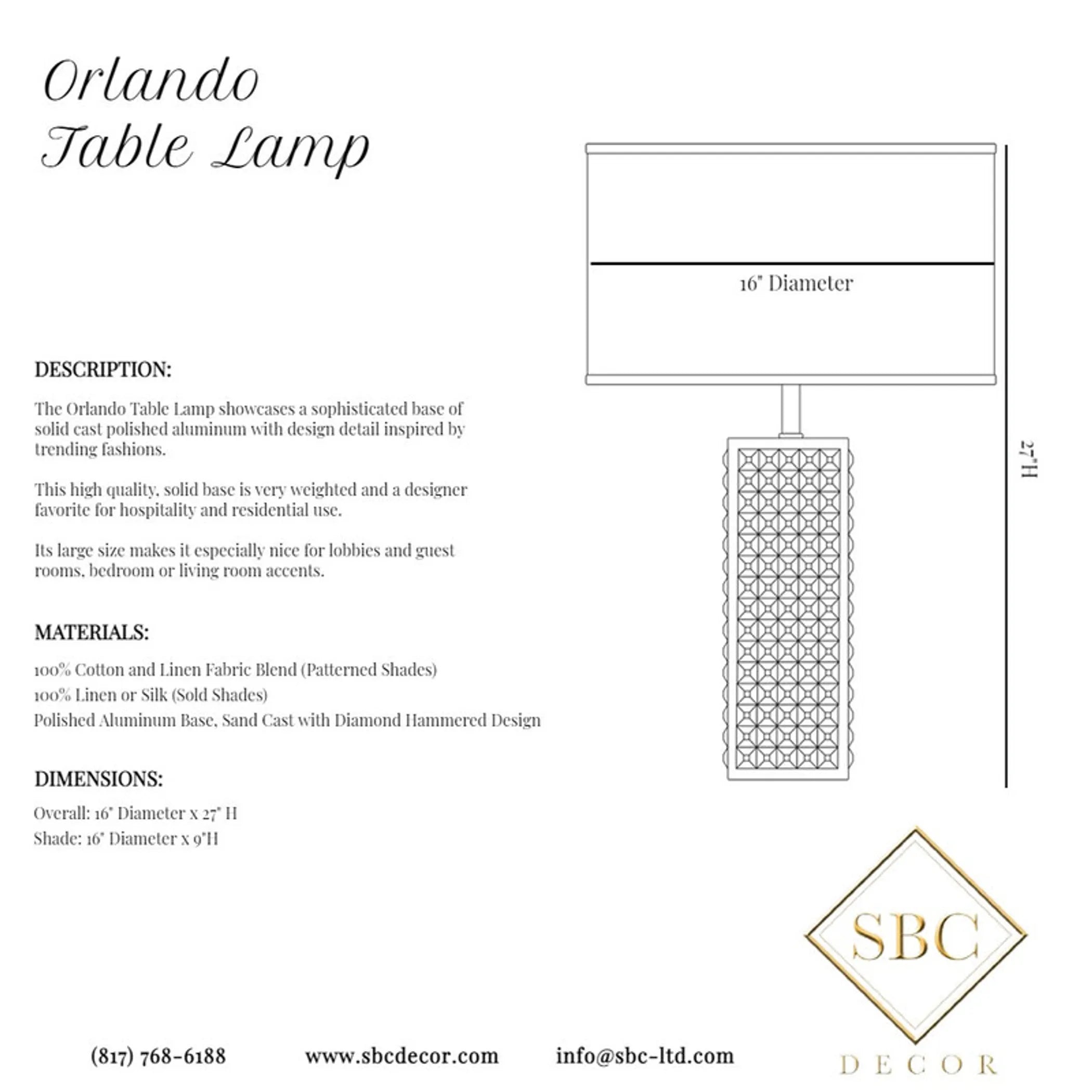 ORLANDO TABLE LAMP