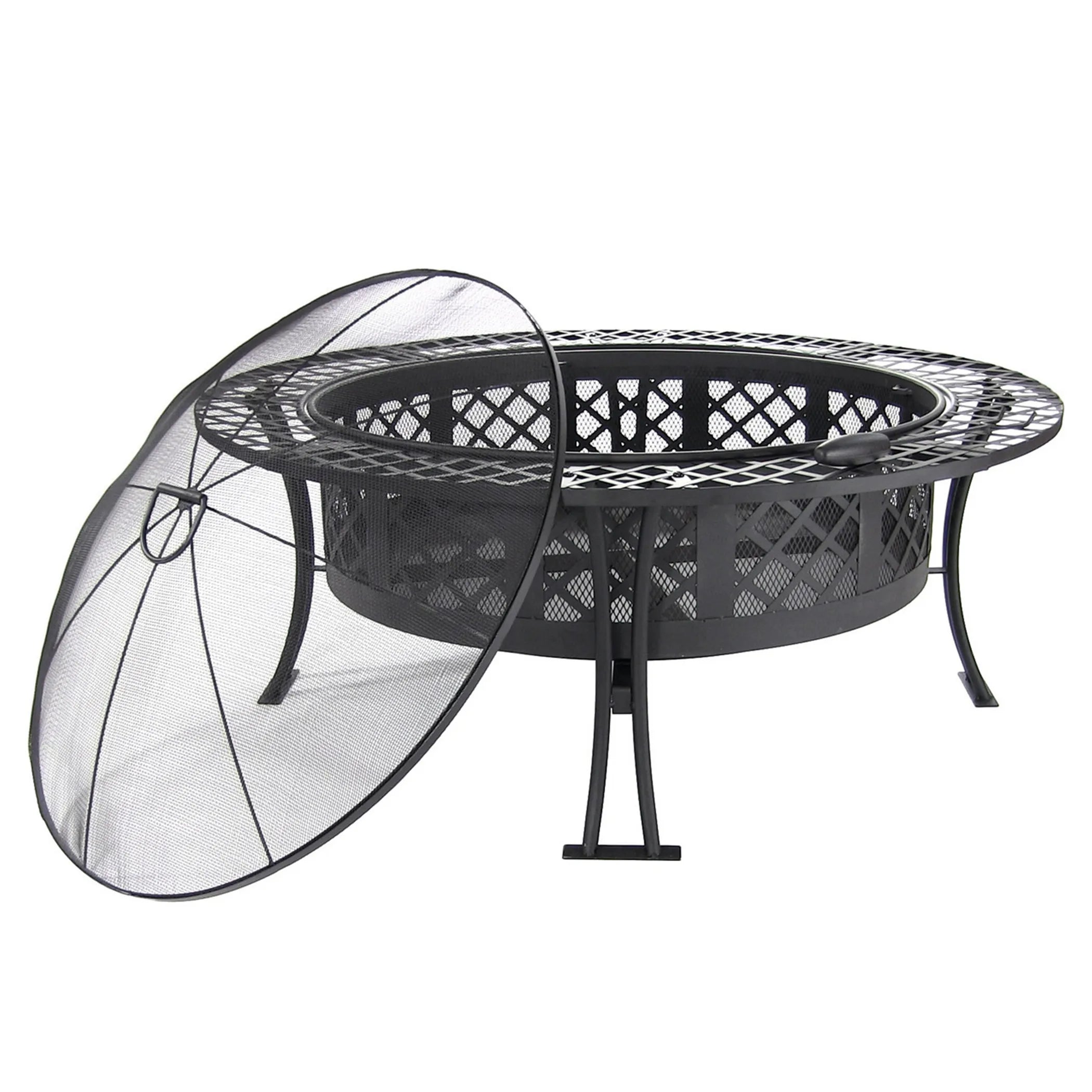 Steel Wood Burning Round Fire Pit