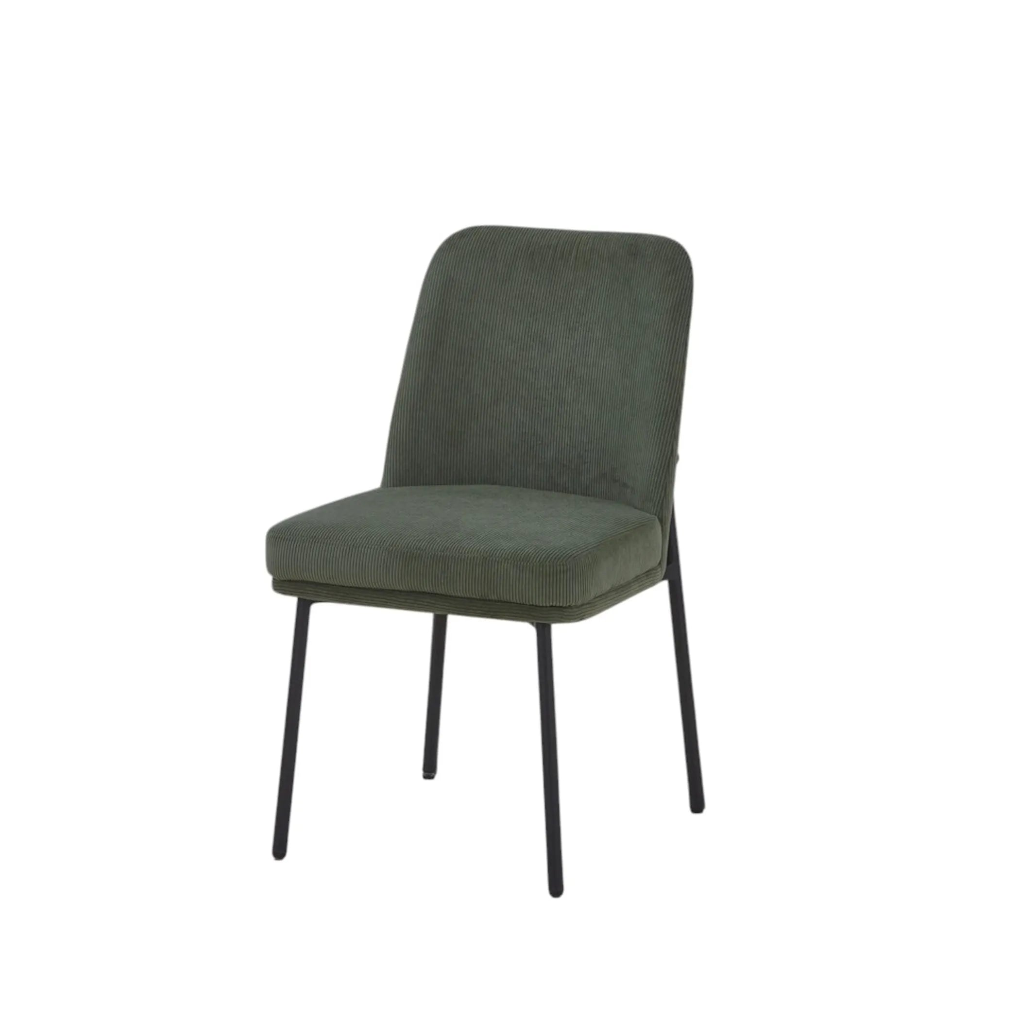 Corduroy Wood Dining Side Chairs